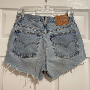 Vintage Light Wash Levis 512 Denim Shorts